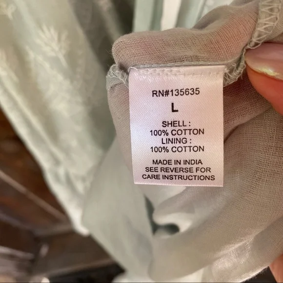 Love Sam x Anthropologie | Tallulah embroidered Tiered Midi Dress Laced - Picture 10 of 16